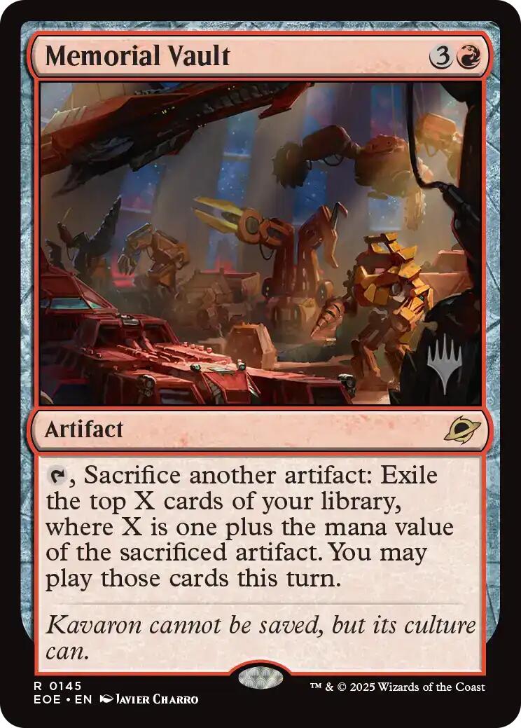 Memorial Vault [Edge of Eternities Promo Pack] | PLUS EV GAMES 