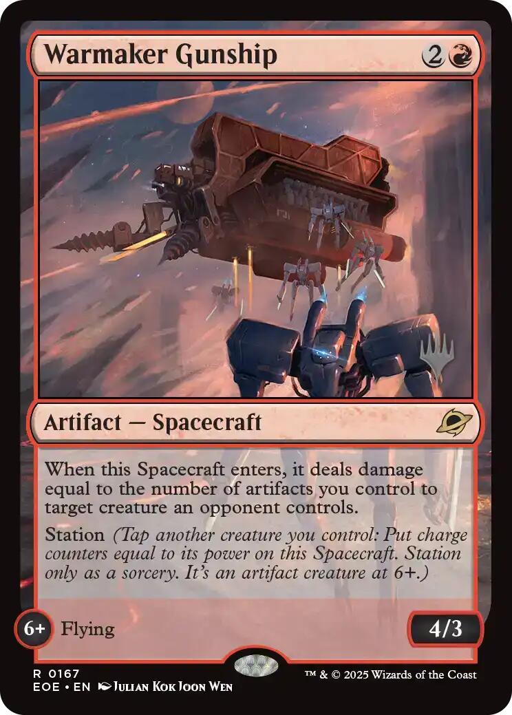 Warmaker Gunship [Edge of Eternities Promo Pack] | PLUS EV GAMES 