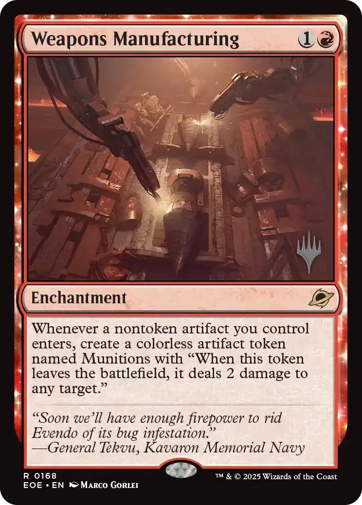 Weapons Manufacturing [Edge of Eternities Promo Pack] | PLUS EV GAMES 