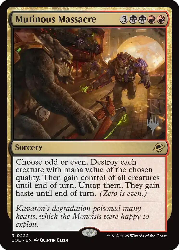 Mutinous Massacre [Edge of Eternities Promo Pack] | PLUS EV GAMES 