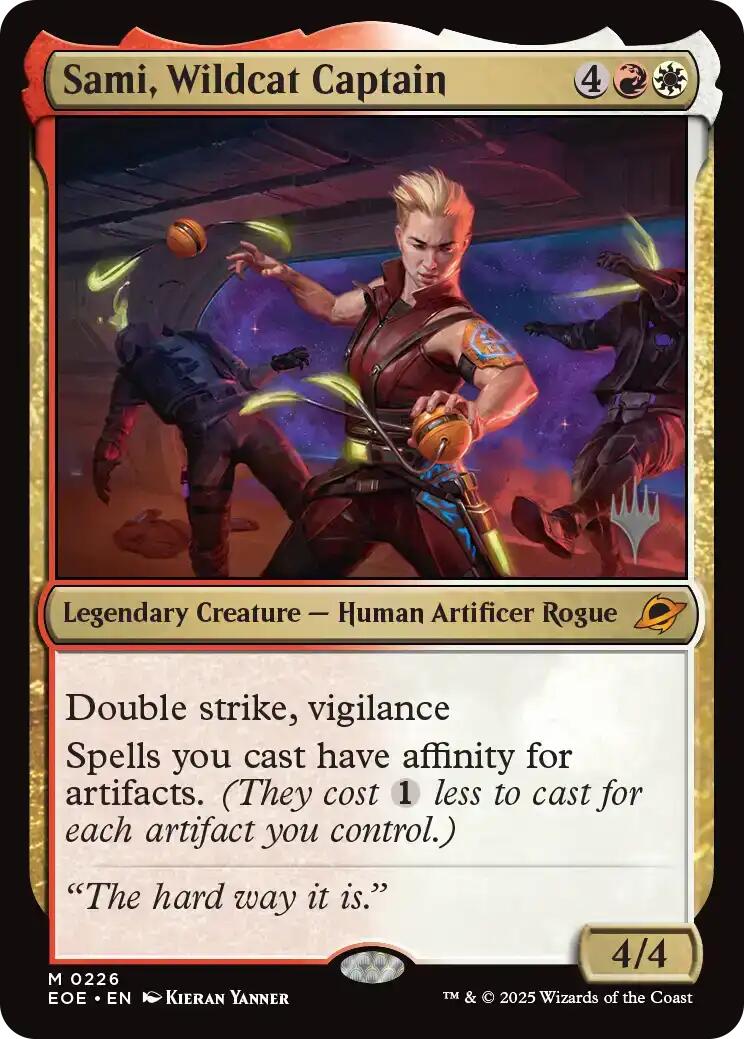 Sami, Wildcat Captain [Edge of Eternities Promo Pack] | PLUS EV GAMES 