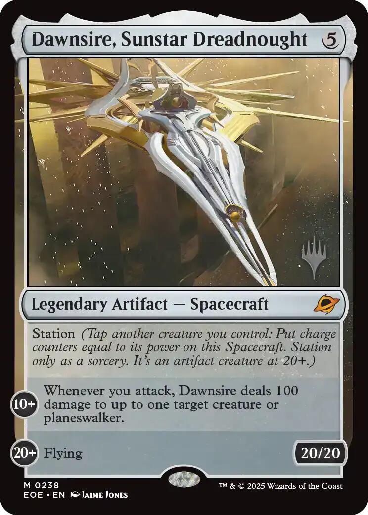 Dawnsire, Sunstar Dreadnought [Edge of Eternities Promo Pack] | PLUS EV GAMES 