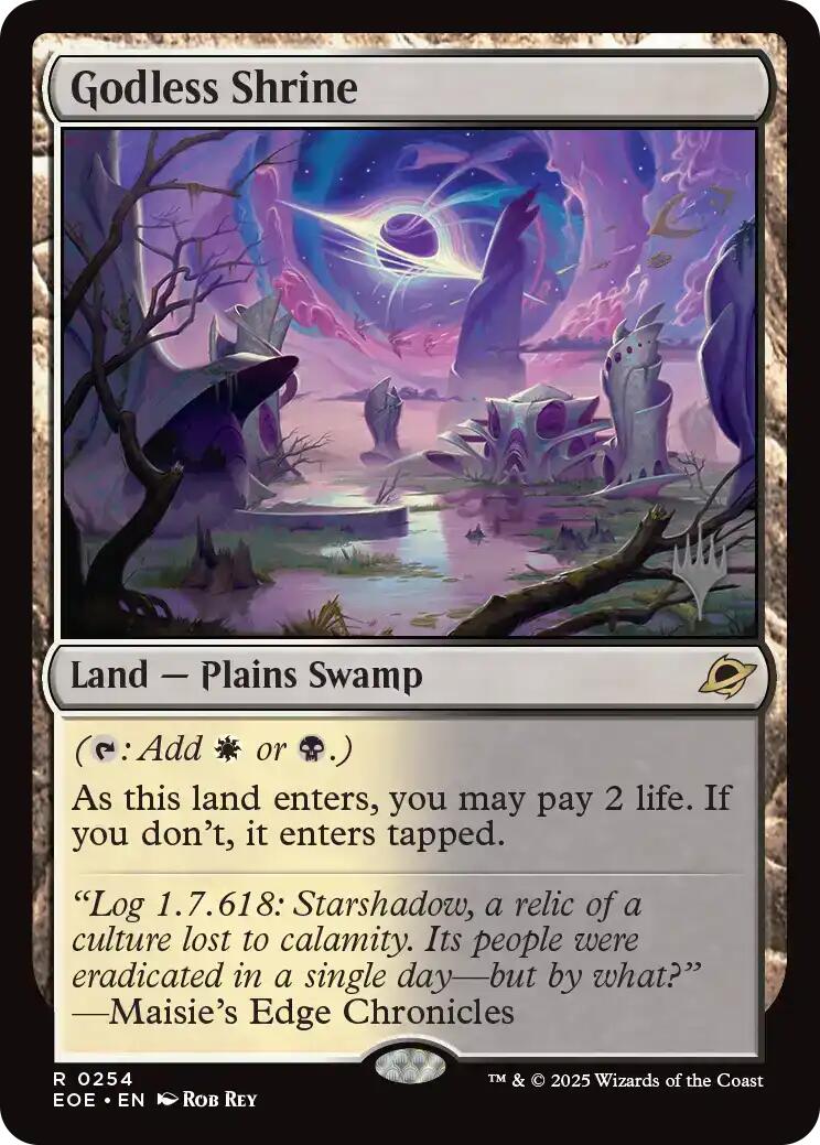 Godless Shrine [Edge of Eternities Promo Pack] | PLUS EV GAMES 