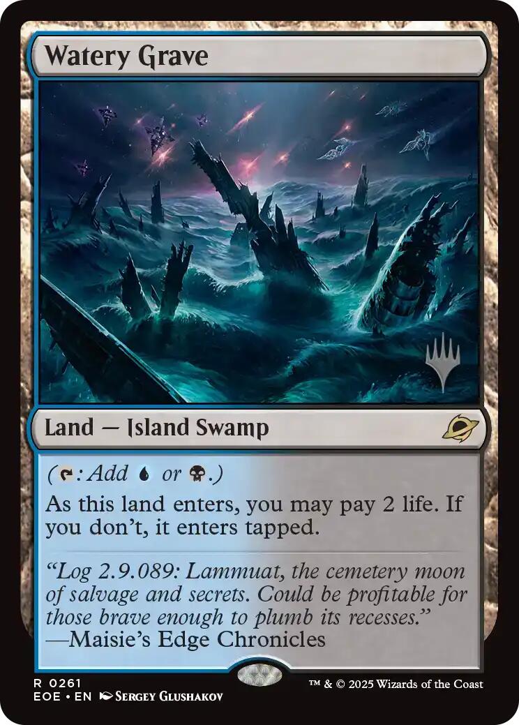 Watery Grave [Edge of Eternities Promo Pack] | PLUS EV GAMES 