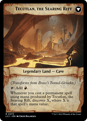 Brass's Tunnel-Grinder // Tecutlan, The Searing Rift (Extended Art) [The Lost Caverns of Ixalan] | PLUS EV GAMES 