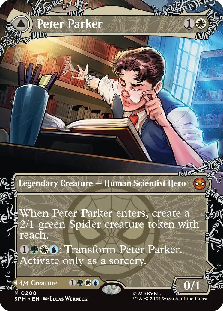 Peter Parker (0208) (Borderless) [Marvel's Spider-Man] | PLUS EV GAMES 