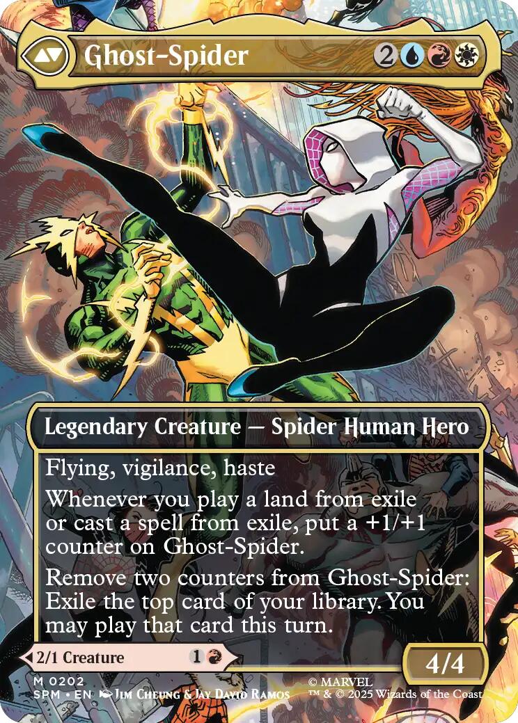 Gwen Stacy (0202) (Borderless) [Marvel's Spider-Man] | PLUS EV GAMES 