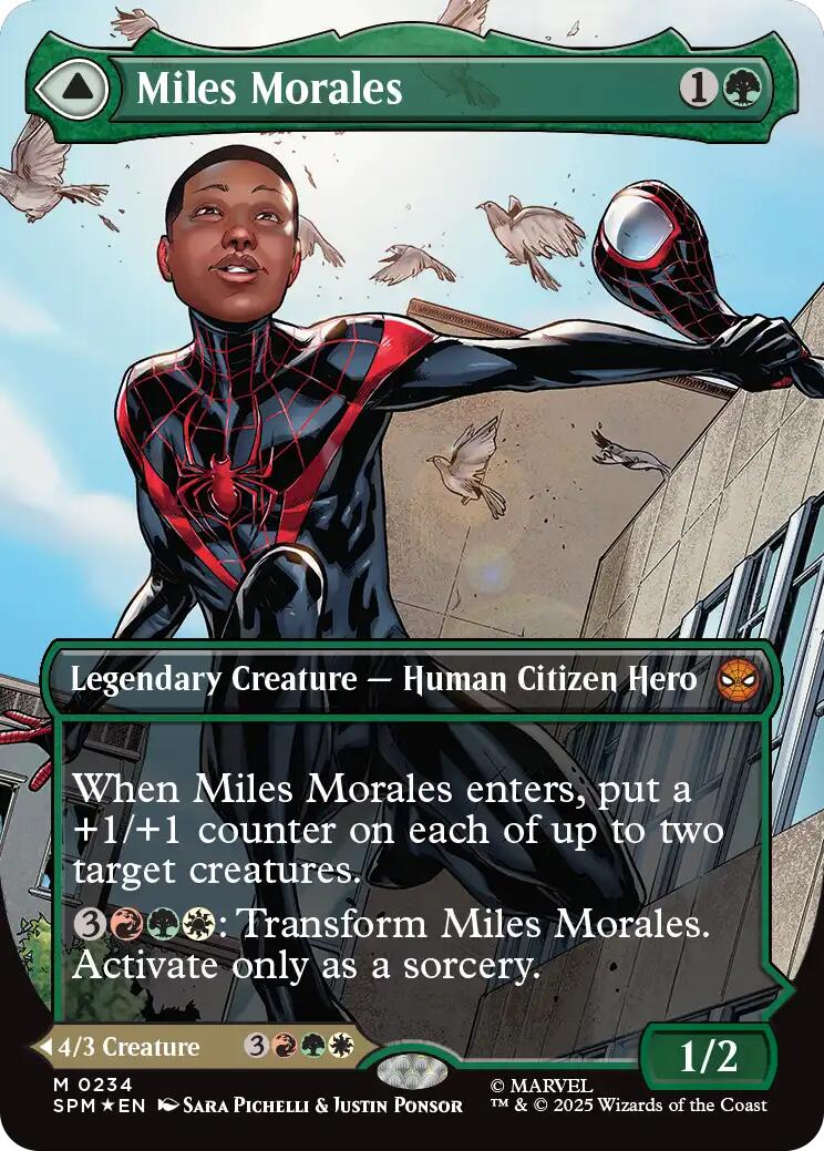 Miles Morales (0234) (Borderless) [Marvel's Spider-Man] | PLUS EV GAMES 