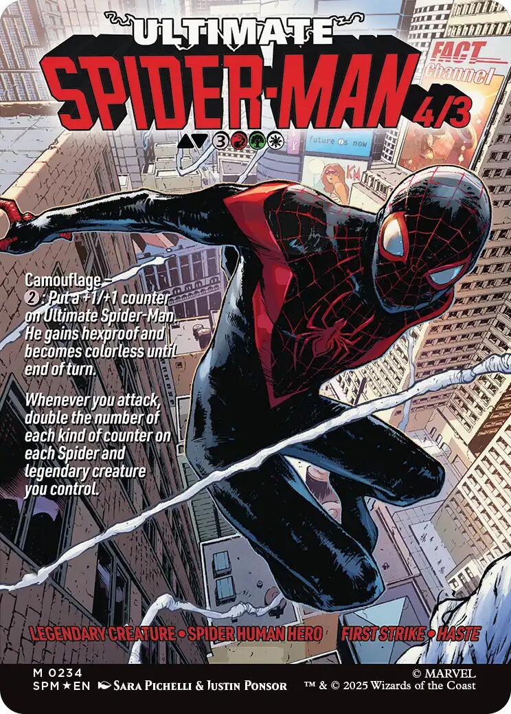 Miles Morales (0234) (Borderless) [Marvel's Spider-Man] | PLUS EV GAMES 