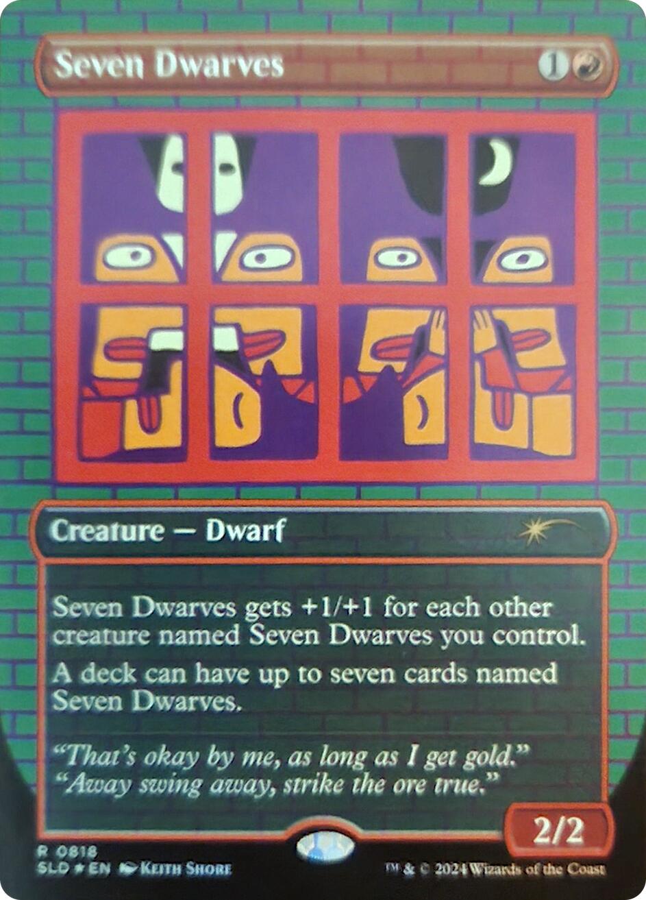 Seven Dwarves (0818) (Rainbow Foil) [Secret Lair Drop Series] | PLUS EV GAMES 