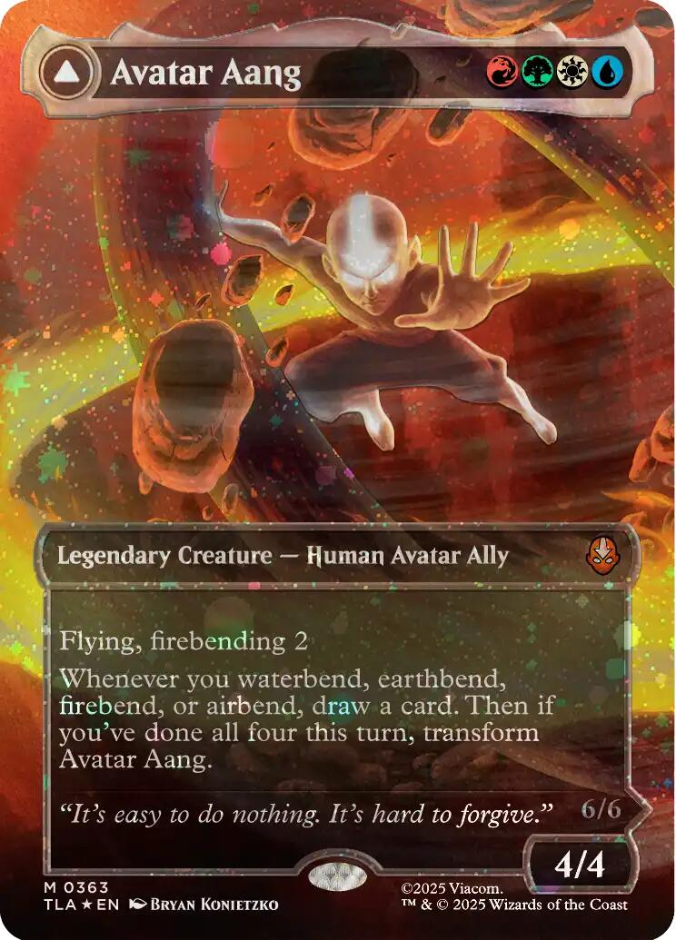 Avatar Aang (Raised Foil) [Avatar: The Last Airbender] | PLUS EV GAMES 