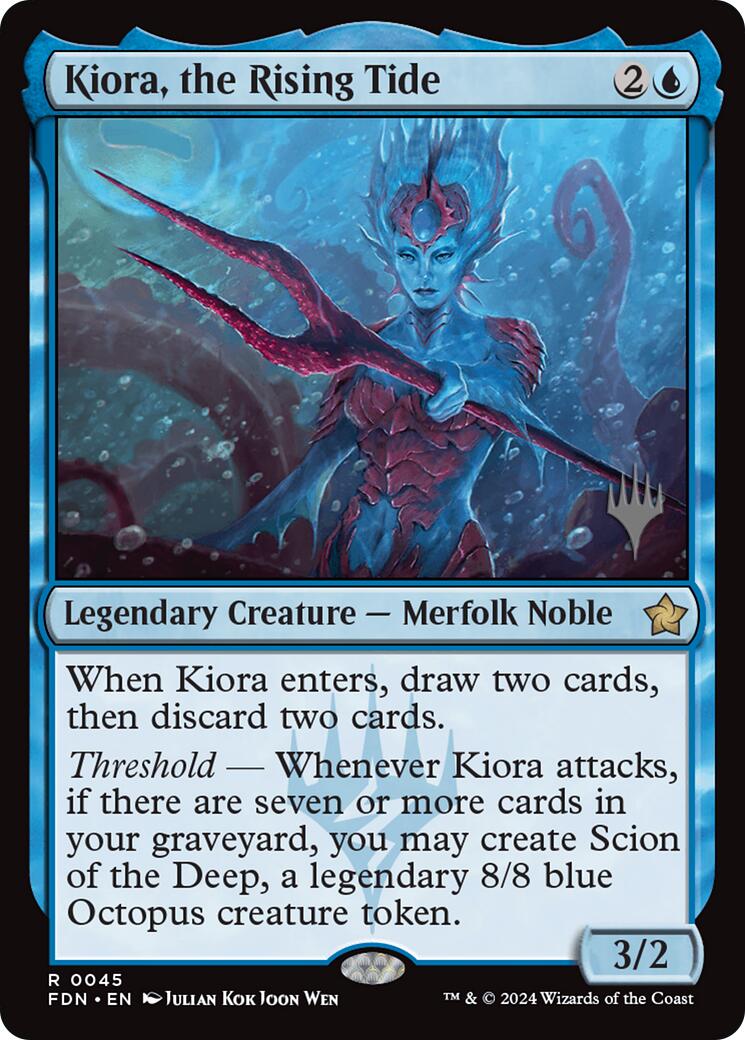 Kiora, the Rising Tide [Edge of Eternities Promo Pack] | PLUS EV GAMES 