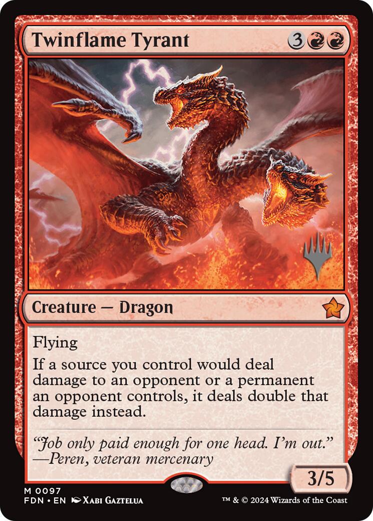 Twinflame Tyrant [Edge of Eternities Promo Pack] | PLUS EV GAMES 