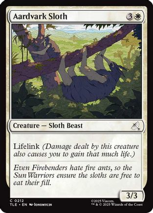 Aardvark Sloth [Avatar: The Last Airbender: Eternal-Legal]