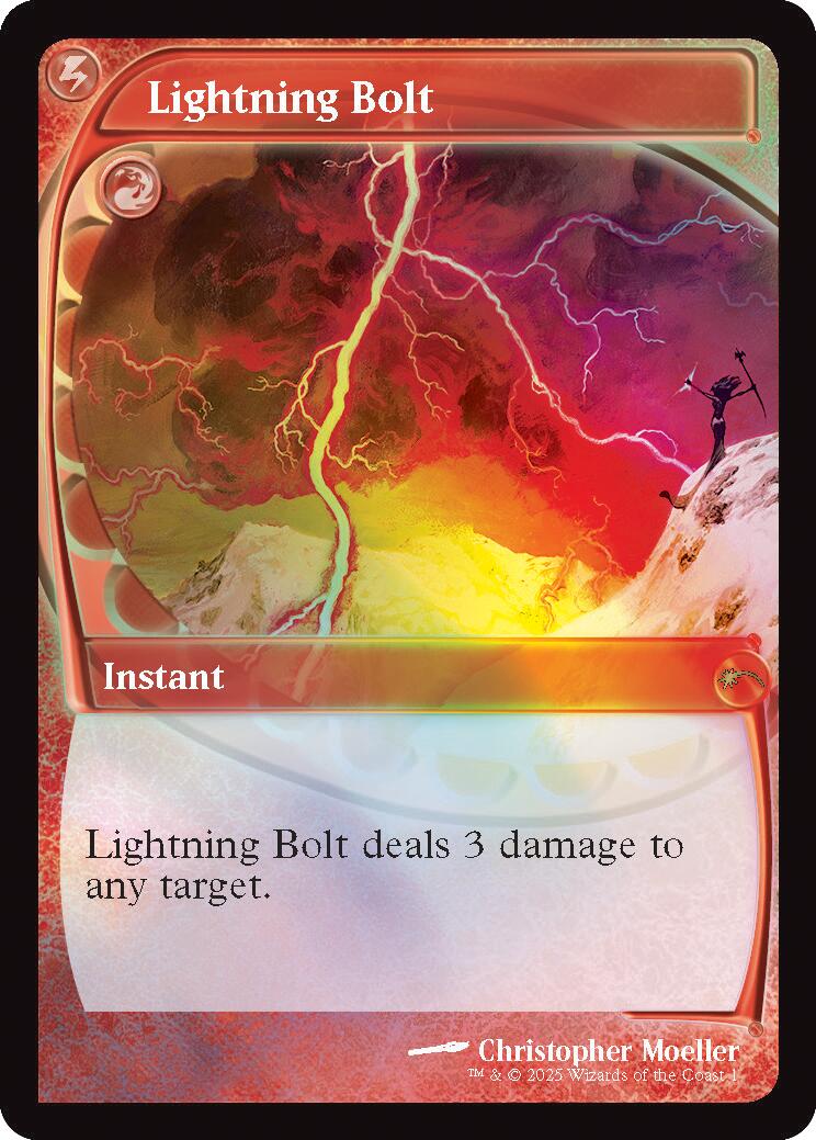 Lightning Bolt (Retro Frame) [MagicFest 2024] | PLUS EV GAMES 