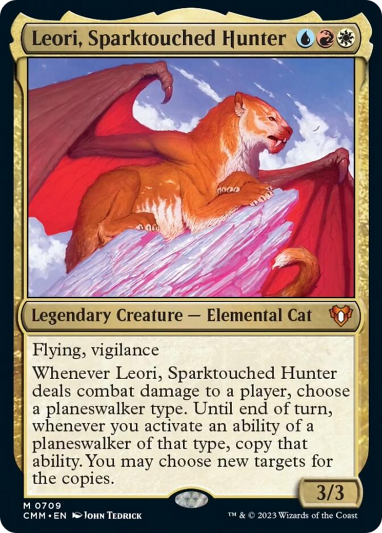 Leori, Sparktouched Hunter [Commander Masters] | PLUS EV GAMES 