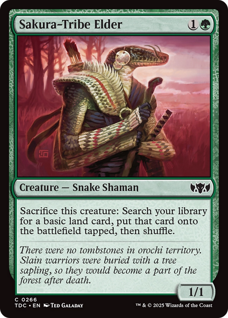 Sakura-Tribe Elder [Tarkir: Dragonstorm Commander] | PLUS EV GAMES 