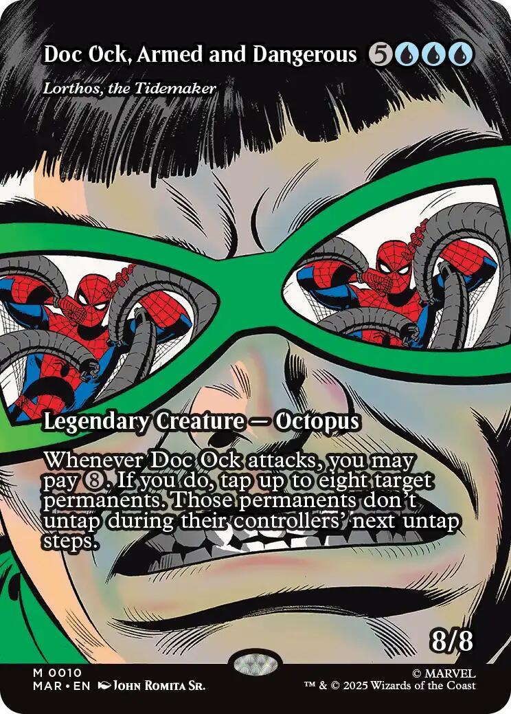 Doc Ock, Armed and Dangerous - Lorthos, the Tidemaker (Borderless) [Marvel's Spider-Man: Eternal-Legal] | PLUS EV GAMES 
