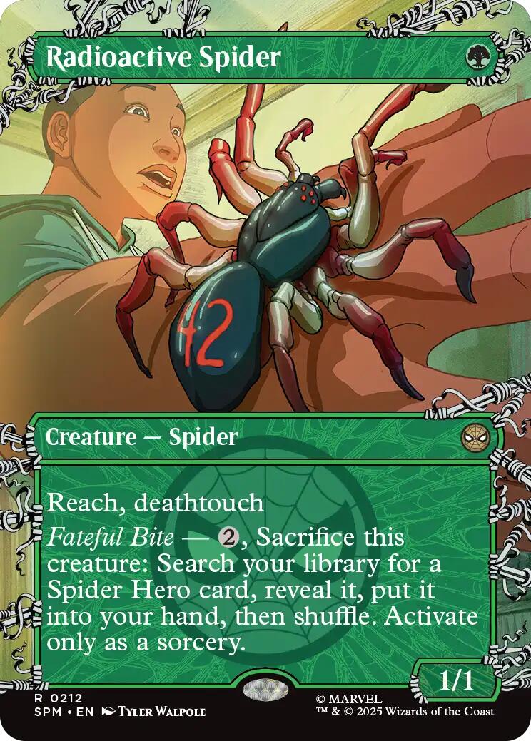 Radioactive Spider (Borderless) [Marvel's Spider-Man] | PLUS EV GAMES 