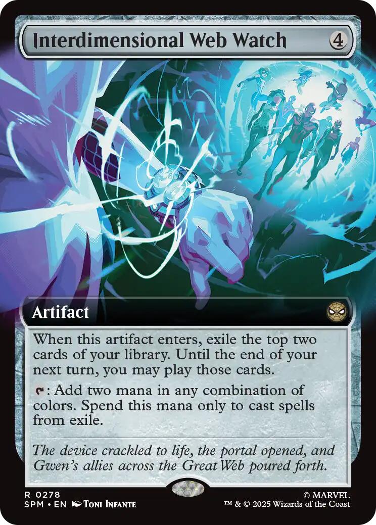 Interdimensional Web Watch (Extended Art) [Marvel's Spider-Man] | PLUS EV GAMES 