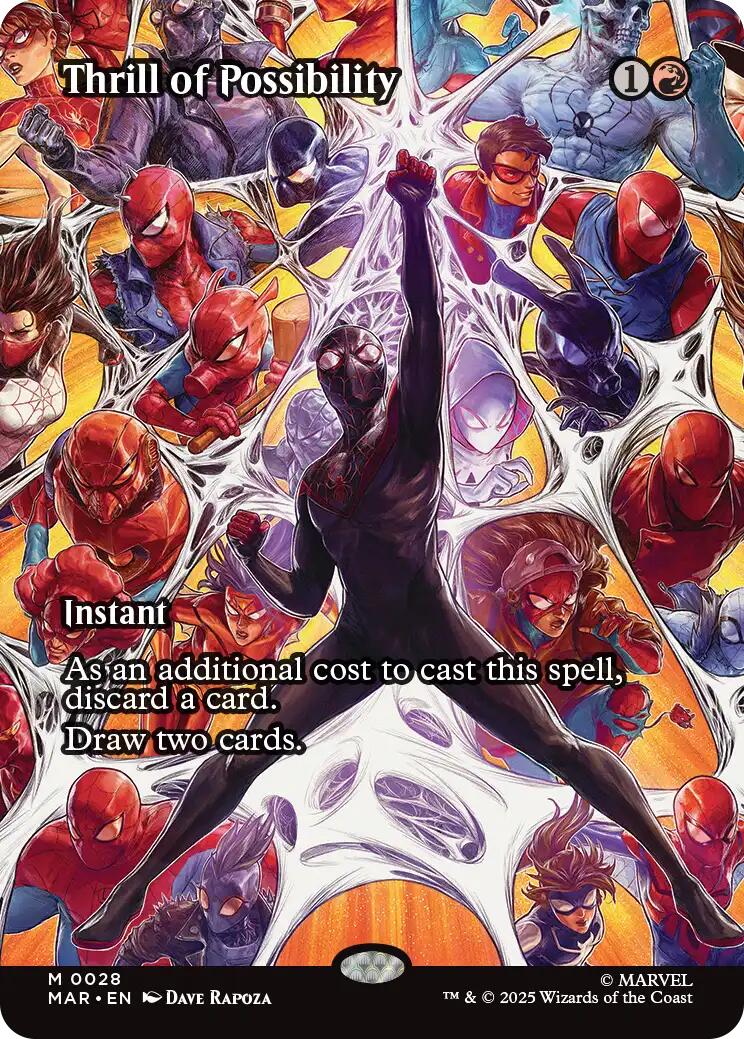 Thrill of Possibility (Borderless) [Marvel's Spider-Man: Eternal-Legal] | PLUS EV GAMES 