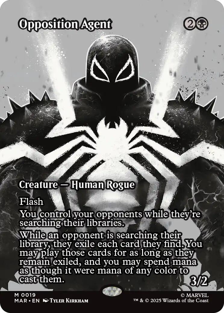 Opposition Agent (Borderless) [Marvel's Spider-Man: Eternal-Legal] | PLUS EV GAMES 