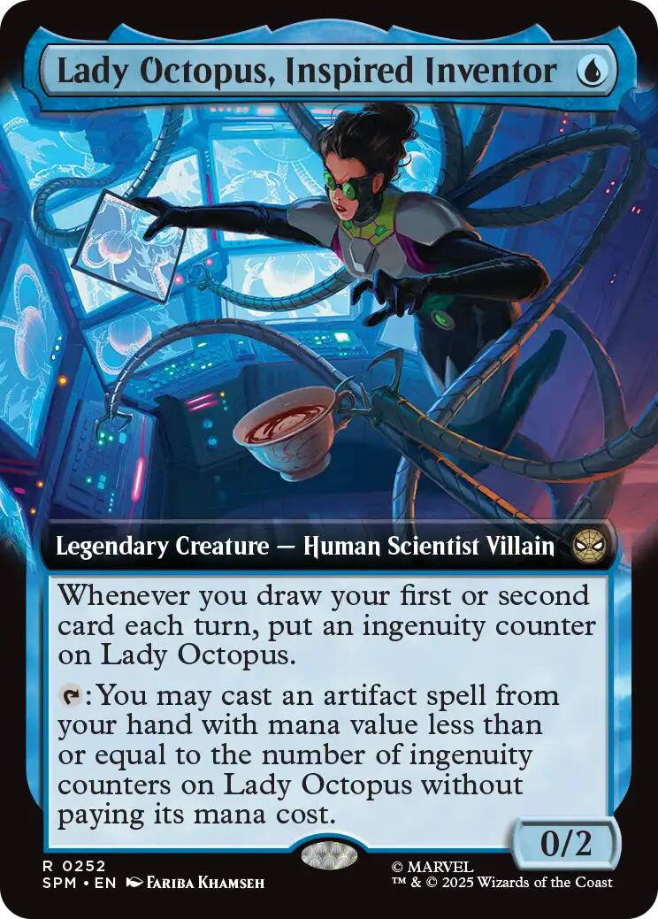 Lady Octopus, Inspired Inventor (Extended Art) [Marvel's Spider-Man] | PLUS EV GAMES 