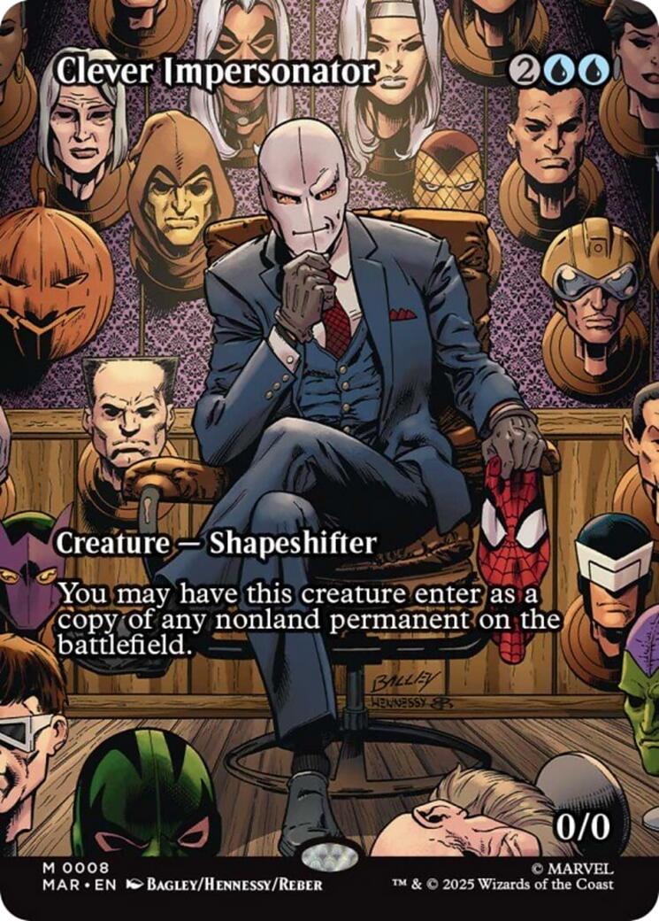Clever Impersonator (Borderless) [Marvel's Spider-Man: Eternal-Legal] | PLUS EV GAMES 