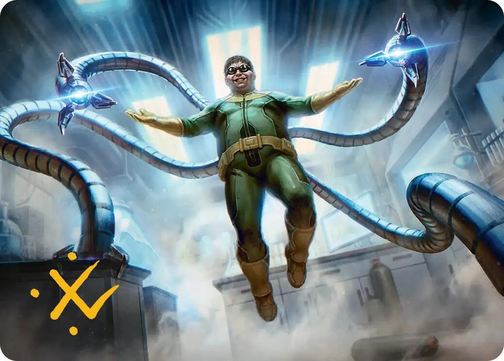 Doctor Octopus, Master Planner Art Card (25/54) (Gold-Stamped Signature) [Marvel's Spider-Man Art Series] | PLUS EV GAMES 