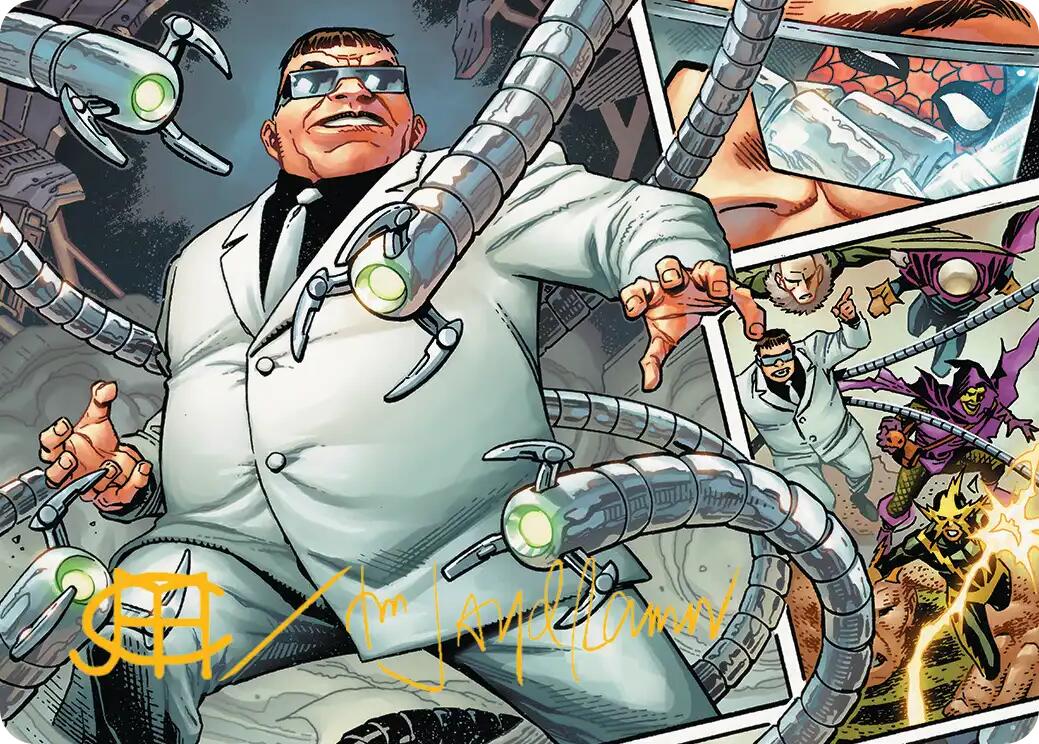 Doctor Octopus, Master Planner Art Card (48/54) (Gold-Stamped Signature) [Marvel's Spider-Man Art Series] | PLUS EV GAMES 