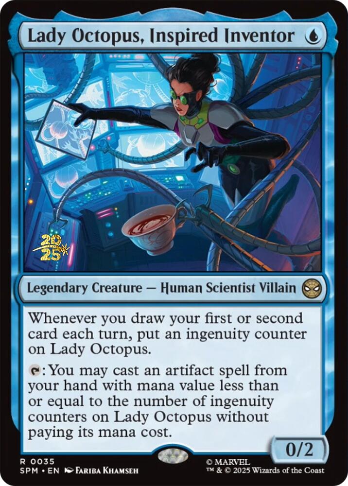 Lady Octopus, Inspired Inventor [Marvel's Spider-Man Prerelease Promos] | PLUS EV GAMES 