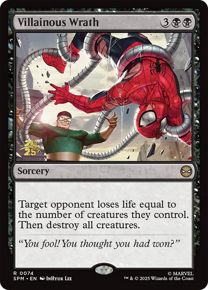 Villainous Wrath [Marvel's Spider-Man Prerelease Promos] | PLUS EV GAMES 