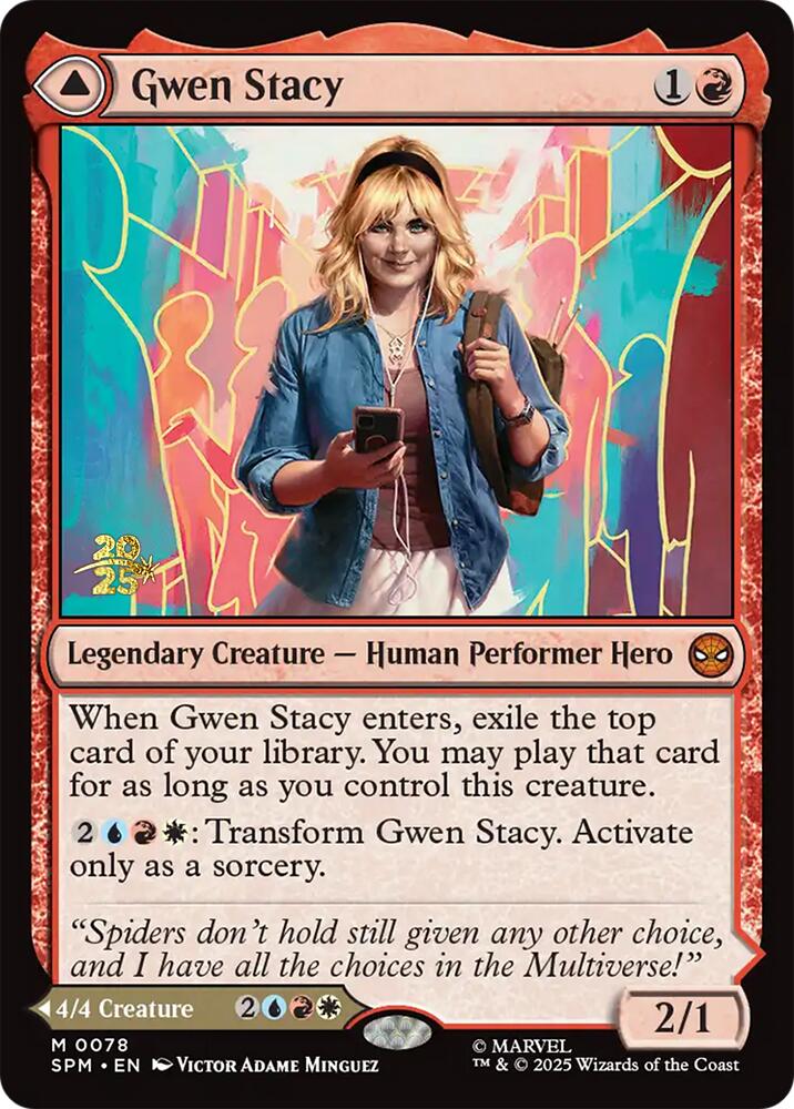 Gwen Stacy // Ghost-Spider [Marvel's Spider-Man Prerelease Promos] | PLUS EV GAMES 