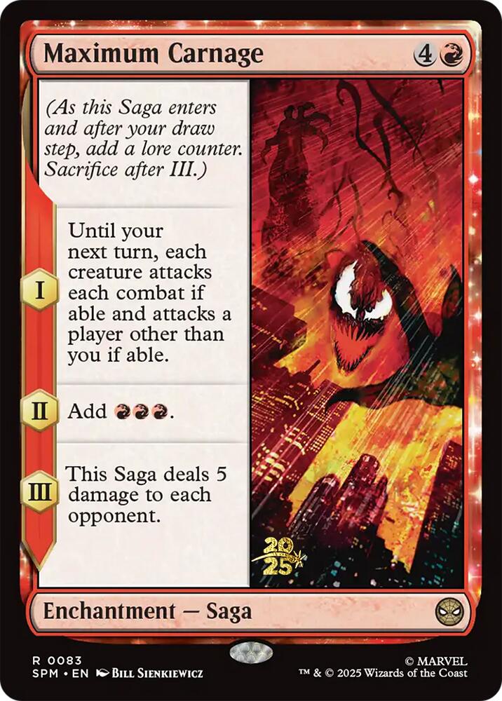 Maximum Carnage [Marvel's Spider-Man Prerelease Promos] | PLUS EV GAMES 