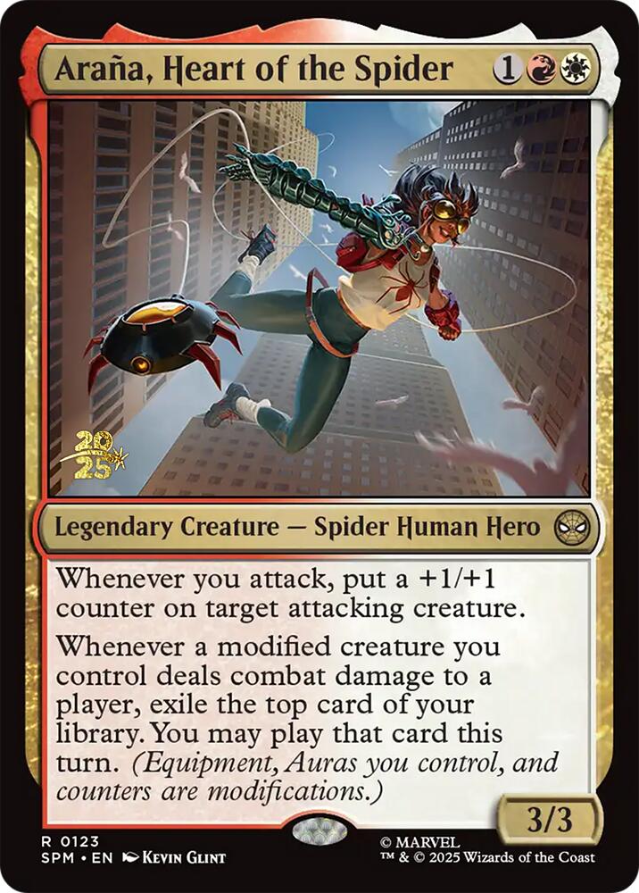 Arana, Heart of the Spider [Marvel's Spider-Man Prerelease Promos] | PLUS EV GAMES 