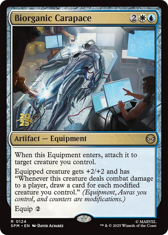 Biorganic Carapace [Marvel's Spider-Man Prerelease Promos] | PLUS EV GAMES 