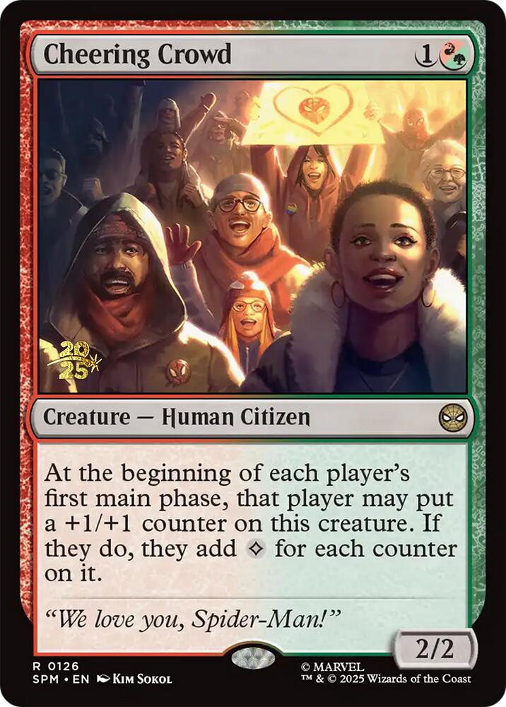 Cheering Crowd [Marvel's Spider-Man Prerelease Promos] | PLUS EV GAMES 