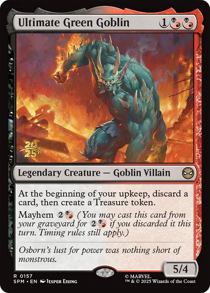 Ultimate Green Goblin [Marvel's Spider-Man Prerelease Promos] | PLUS EV GAMES 