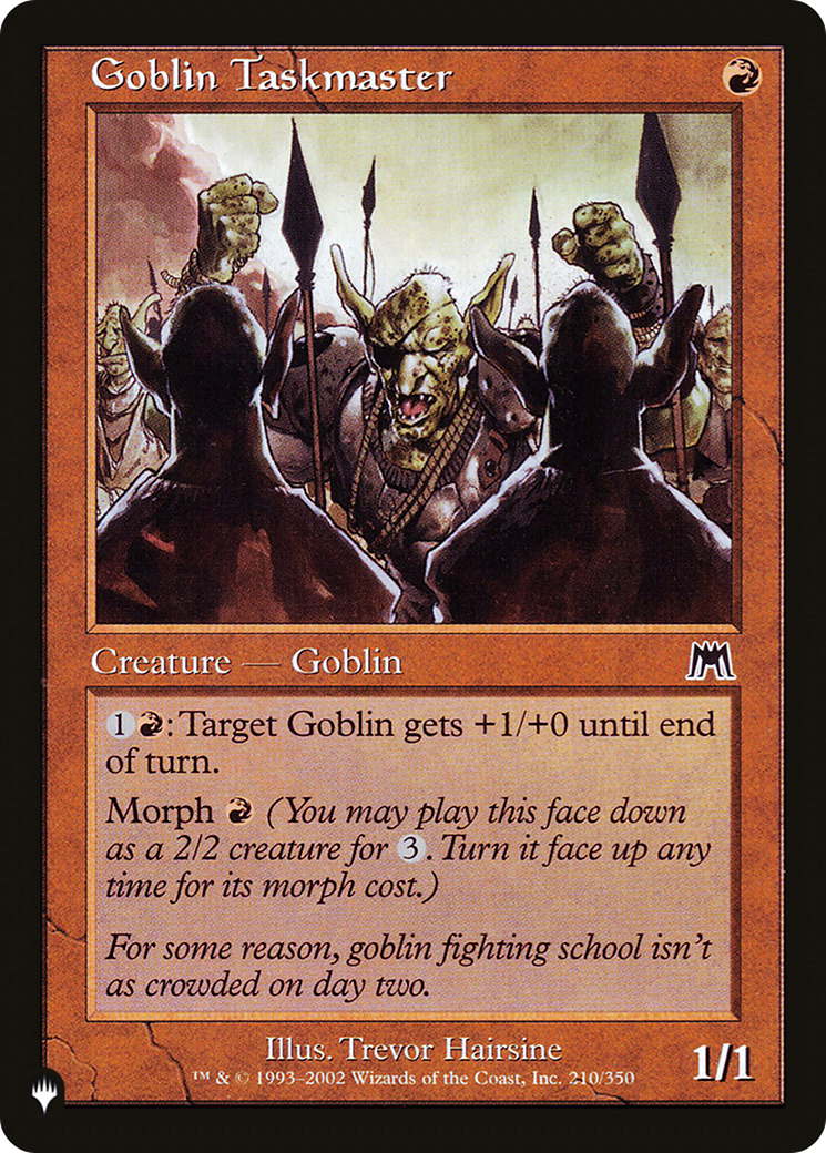 Goblin Taskmaster [The List Reprints] | PLUS EV GAMES 