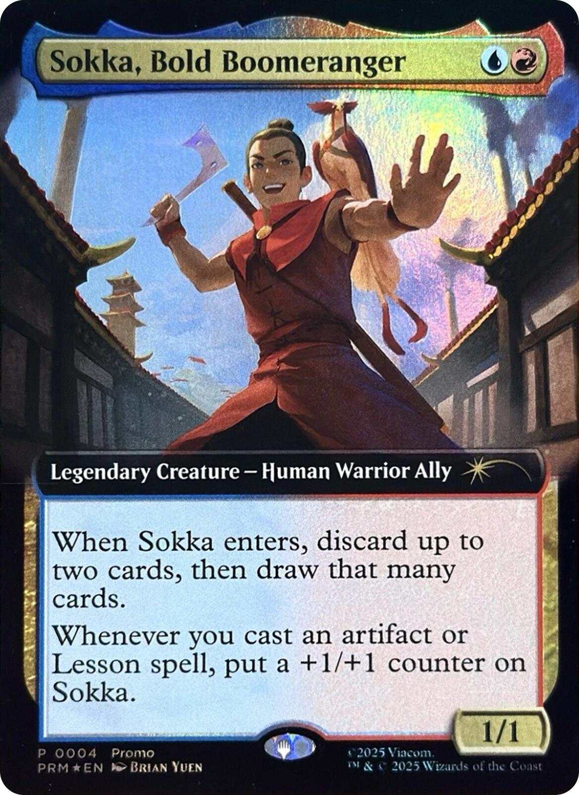 Sokka, Bold Boomeranger (Extended Art) [Media Promos] | PLUS EV GAMES 