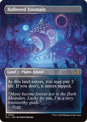 Hallowed Fountain (Borderless) [Lorwyn Eclipsed] | PLUS EV GAMES 