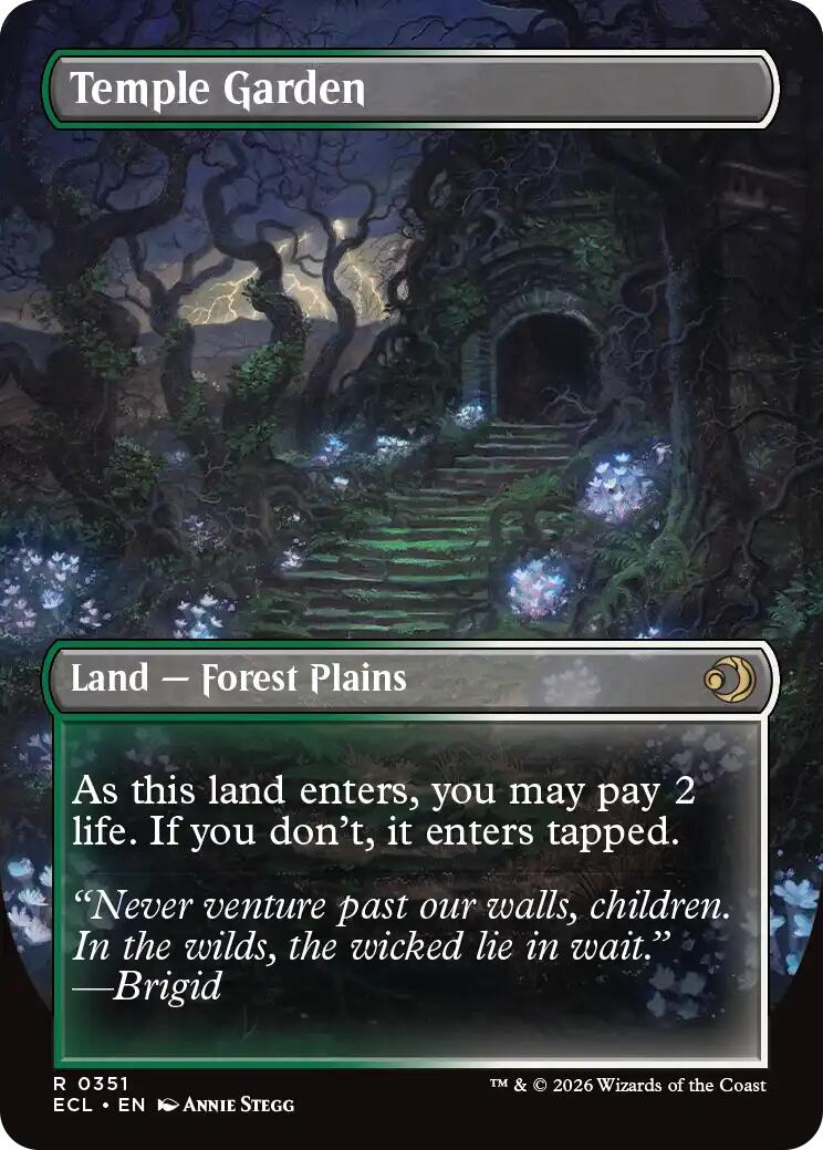 Temple Garden (Borderless) [Lorwyn Eclipsed] | PLUS EV GAMES 