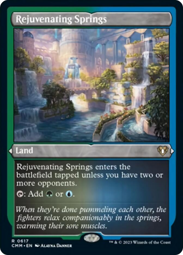 Rejuvenating Springs (Foil Etched) [Commander Masters] | PLUS EV GAMES 