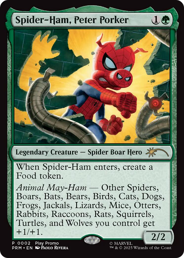 Spider-Ham, Peter-Porker [Wizards Play Network 2025] | PLUS EV GAMES 