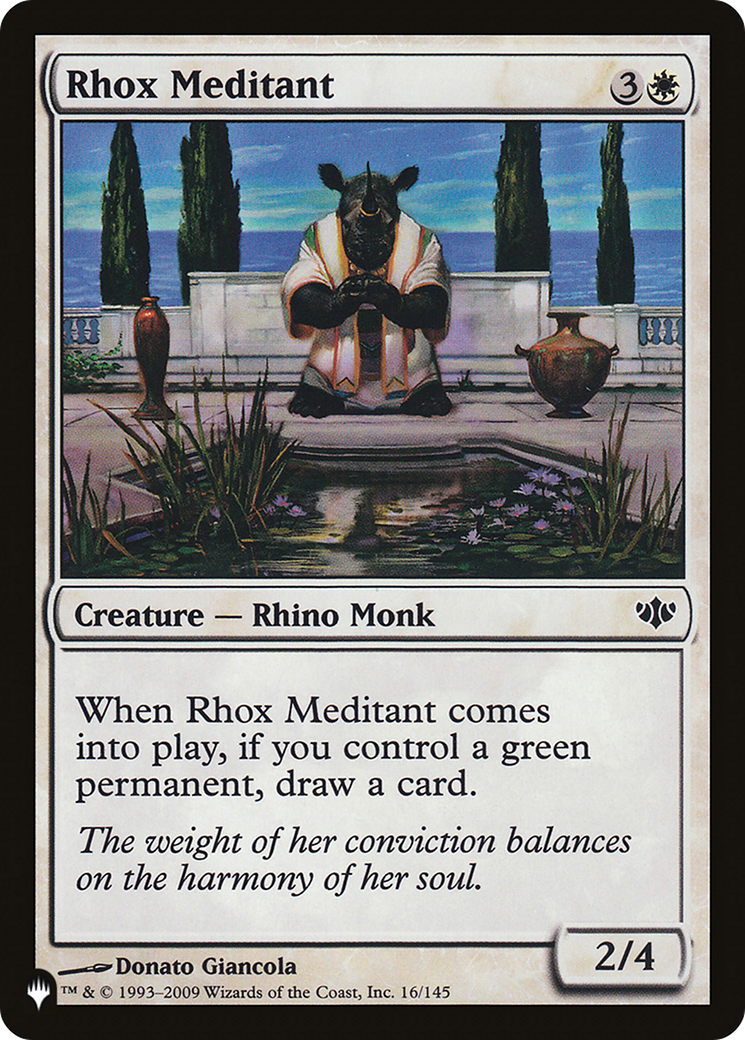 Rhox Meditant [The List Reprints] | PLUS EV GAMES 