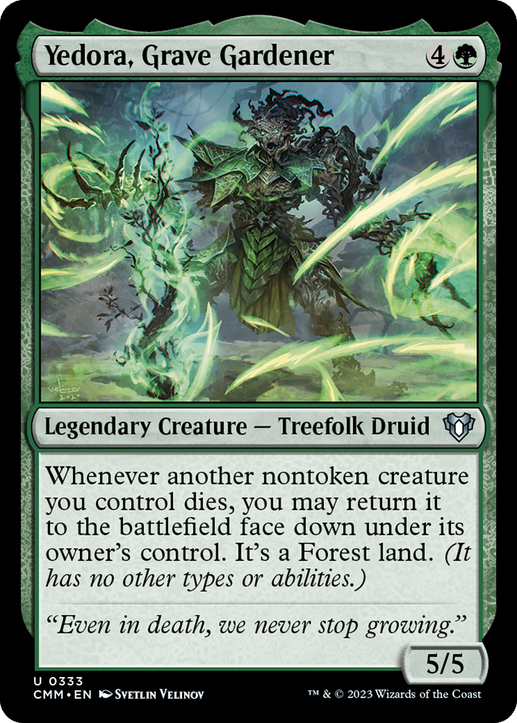 Yedora, Grave Gardener [Commander Masters] | PLUS EV GAMES 