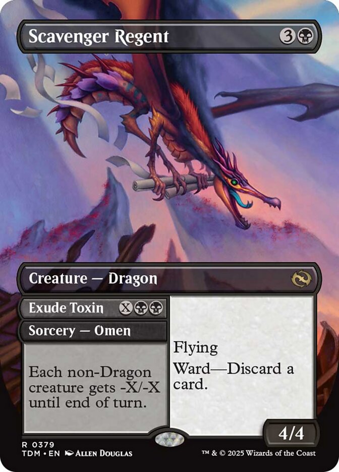 Scavenger Regent (Borderless) [Tarkir: Dragonstorm] | PLUS EV GAMES 