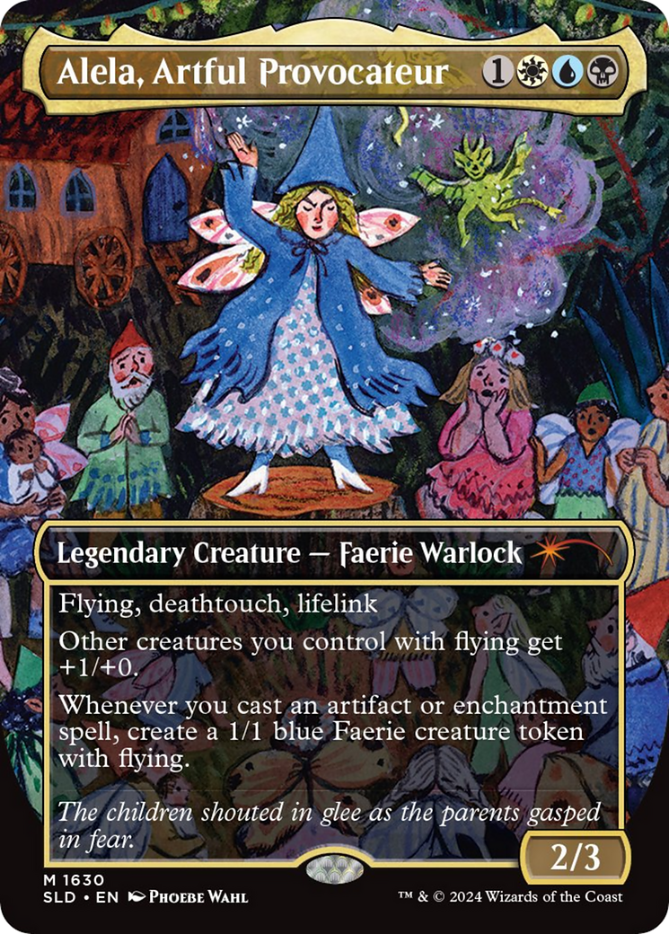 Alela, Artful Provocateur (1630) (Rainbow Foil) [Secret Lair Drop Series] | PLUS EV GAMES 