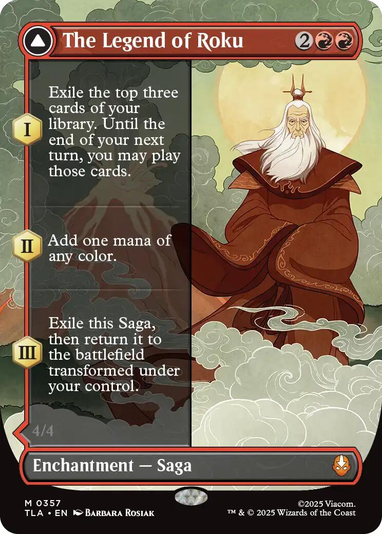 The Legend of Roku (Borderless) [Avatar: The Last Airbender] | PLUS EV GAMES 