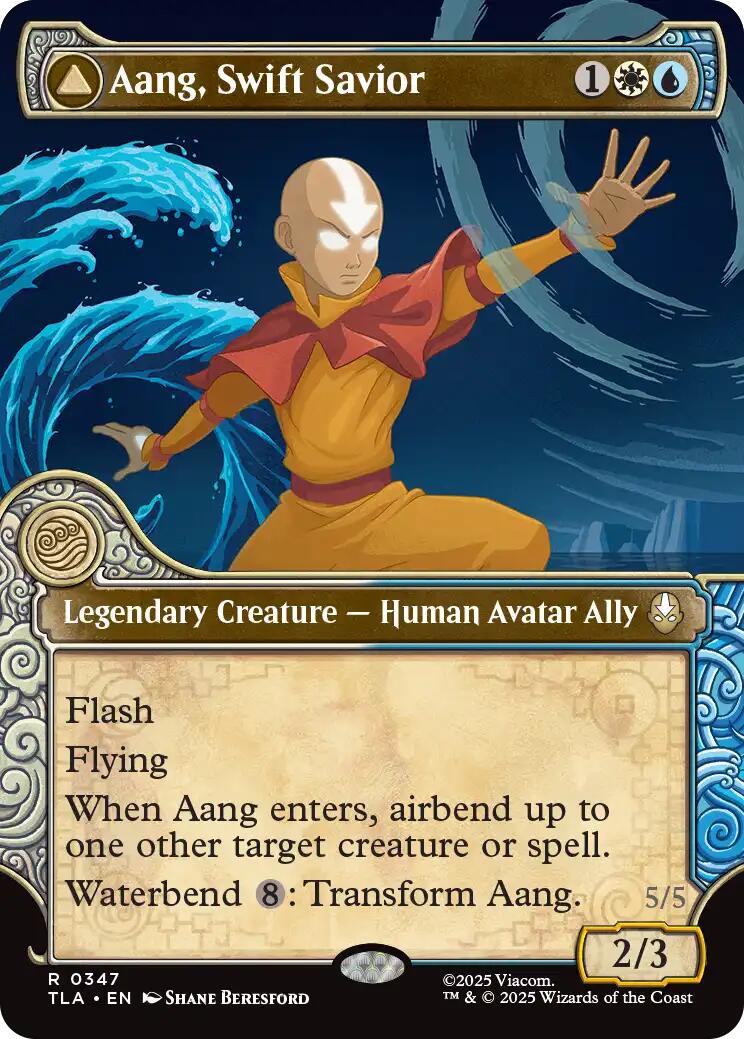 Aang, Swift Savior (Showcase) [Avatar: The Last Airbender] | PLUS EV GAMES 